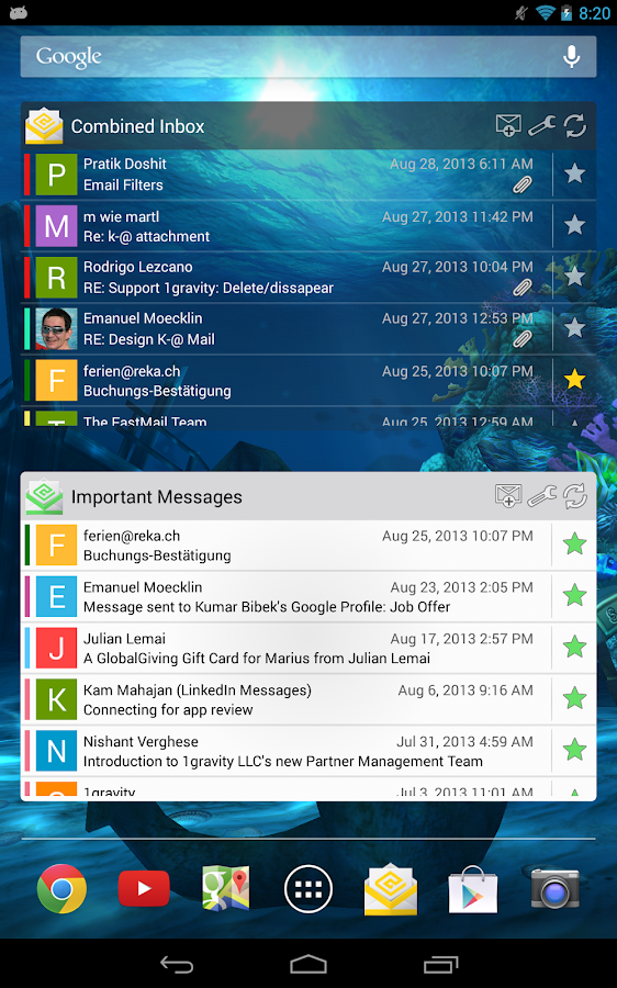 K-@ Mail Pro - email evolved - screenshot