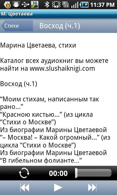 М. Цветаева стихи (аудиокнига) Screen 2