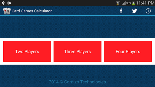 Card Games Calculator