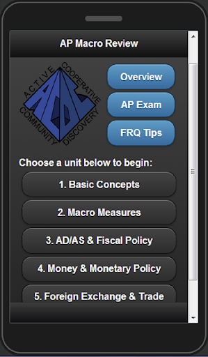 【免費教育App】AP Macroeconomics Review-APP點子