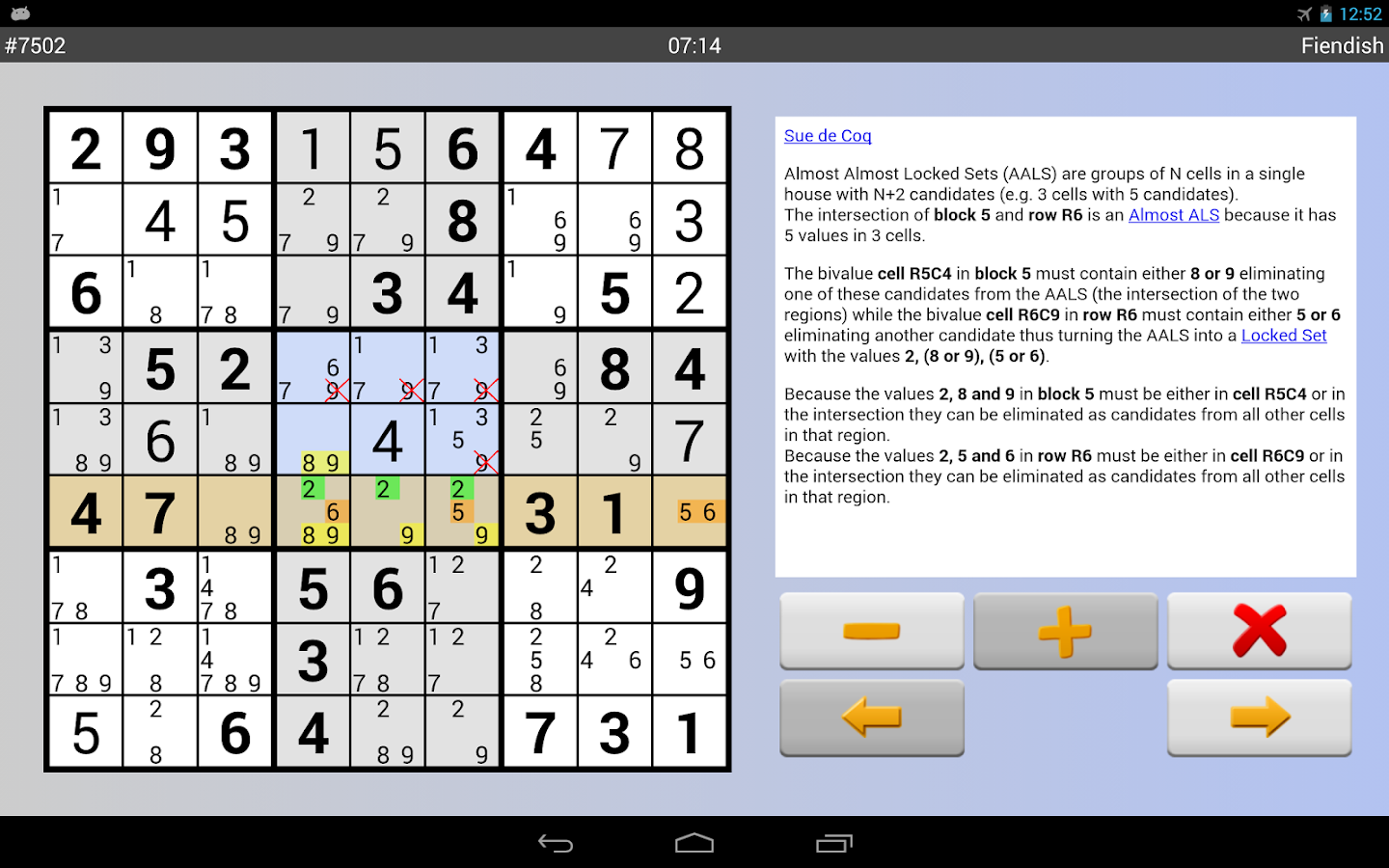 Sudoku 10'000 Plus - screenshot