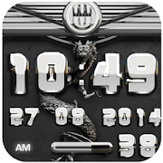 dragon digital clock white 2.70 Icon