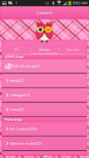 How to install GO SMS - Pink Owl 1.1 unlimited apk for pc