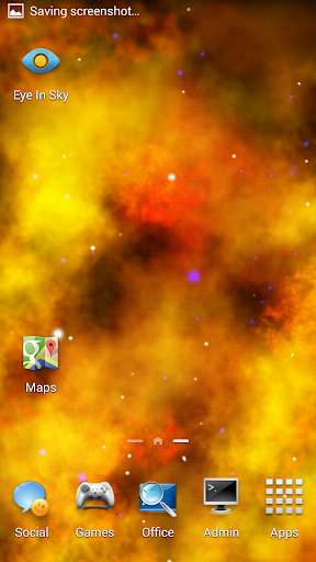 Fire Nebula Live Wallpaper