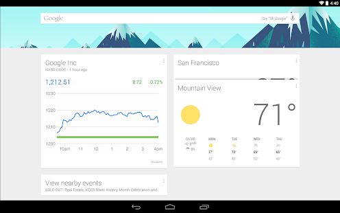  Google Now Launcher- gambar mini tangkapan layar  