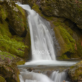 Nature close up, waterfall by Ioan Todor - Nature Up Close Water