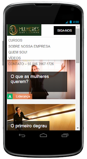 【免費生產應用App】Mulheres que Lideram-APP點子