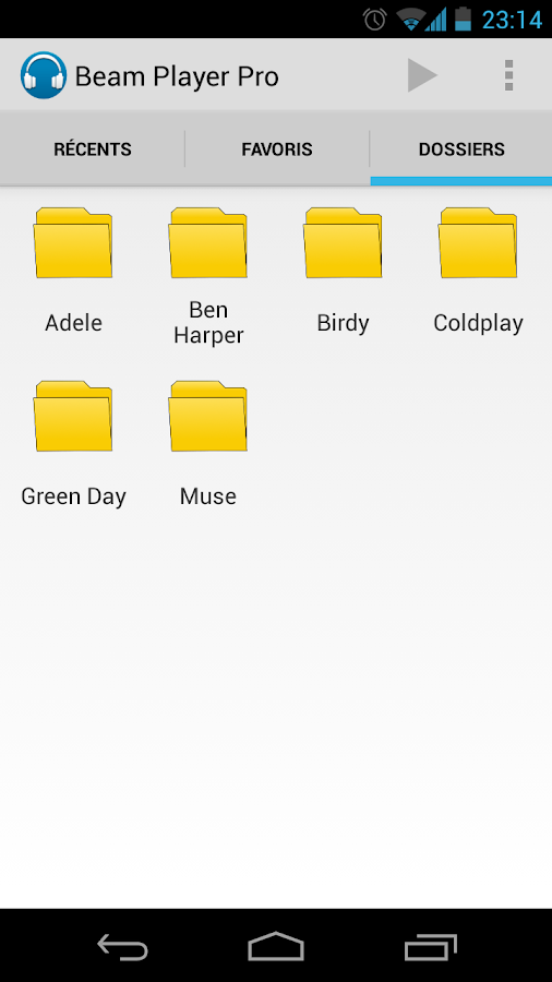 Beam Player Pro(Folder Player) - screenshot