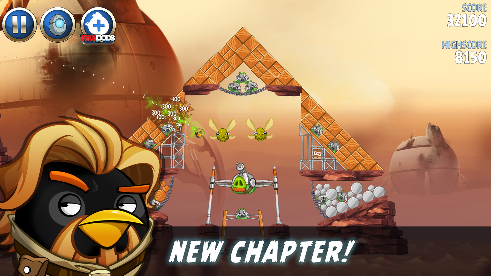 Angry Birds Star Wars II - screenshot