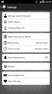 TimeTracker WorkClock+ Pro screenshot 4