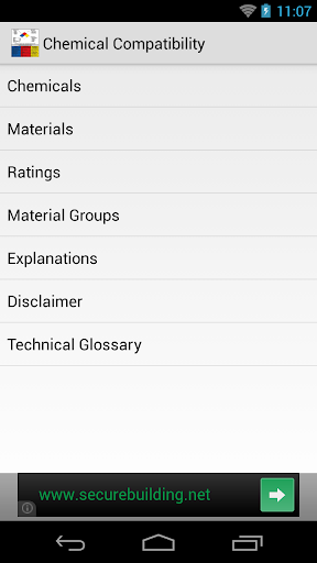 Chemical Compatibility 1.1