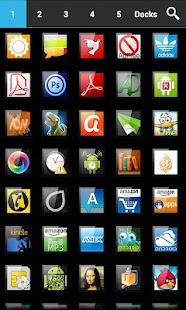 download ADW APEX GO - ICS Glass Theme free