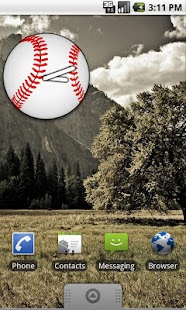Baseball Analog Clock Widget Screenshots 0