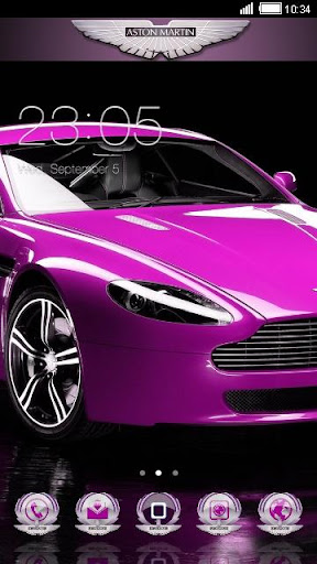 Pink Car Android Theme