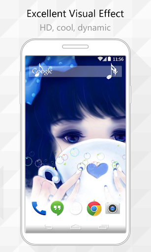 Dreamy Girl Live Wallpaper