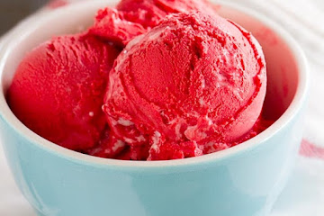 Red Velvet Ice Cream with Marshmallow Swirl