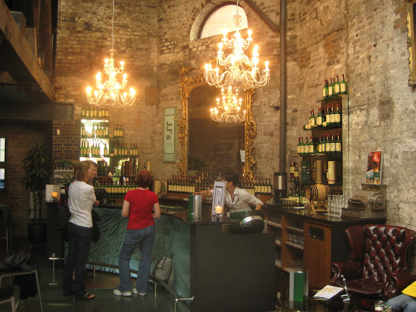 Inside the Jameson distillery.