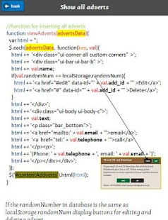 jQuery Mobile and php apps Screenshots 3