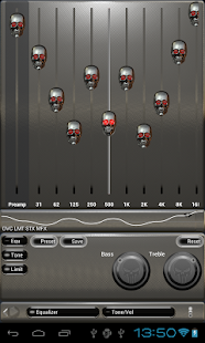 Free Download Poweramp skin skull titan APK for Android