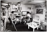 Montage van de VOEV, Vrije Omroep Edam Volendam gevestigd in Amsterdam