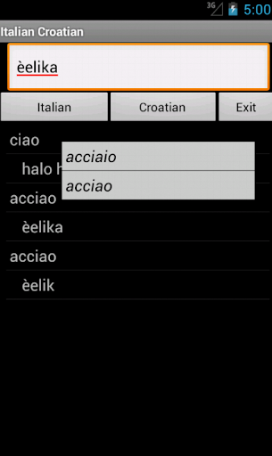 Italian Croatian Dictionary