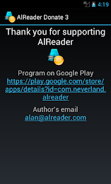 AlReader Donate 3 poster 1