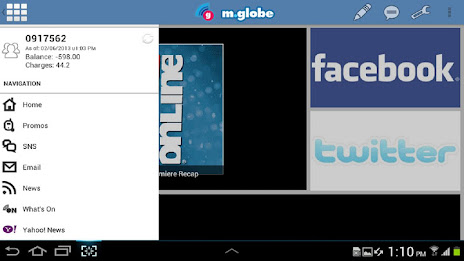 m.globe for Tablet poster 1