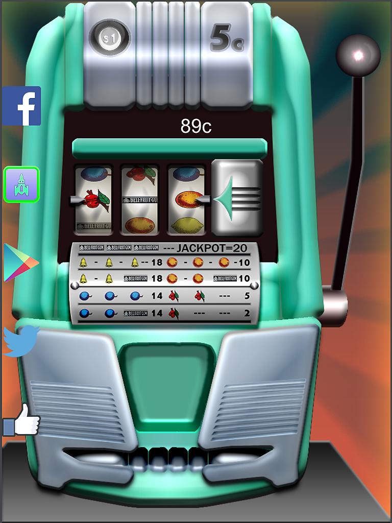 Thumb Bandit 1960 Slot Machine Screen 2