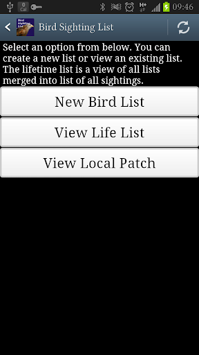 Bird Sighting List