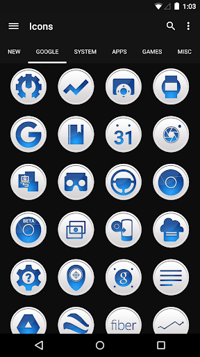 【免費個人化App】Clean Blue - Icon Pack-APP點子