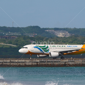 Ngurah Rai Runway by Ditto Sam Liok Liuk - Transportation Airplanes