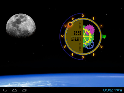 Glowing Gear Clock - UCCW