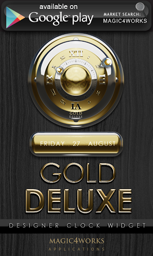 【免費個人化App】GO Launcher Theme Gold Deluxe-APP點子