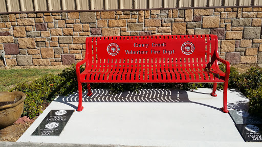 Caney Creek Volunteer Fire Department Bench