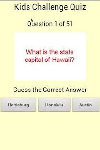 Free Kids Challenge Quiz APK for PC