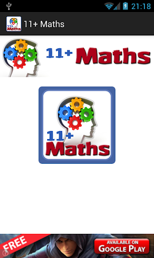 11+ Maths