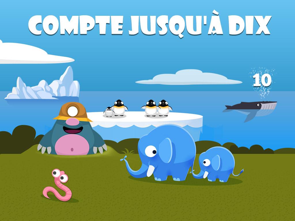 Android application Count to 10 screenshort