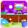 Kitchen cleaning games Apk