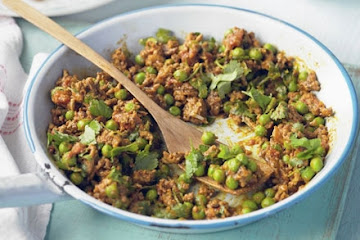Keema with peas