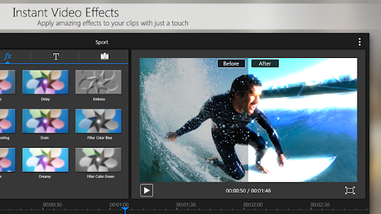  ‪PowerDirector Video Editor App‬‏- صورة مصغَّرة للقطة شاشة  