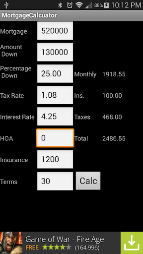 PITI mortgage calculator