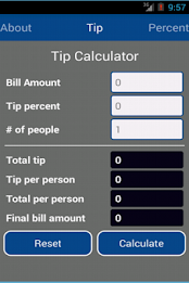 Tip Calculator Plus by ZaidiSoft poster 1