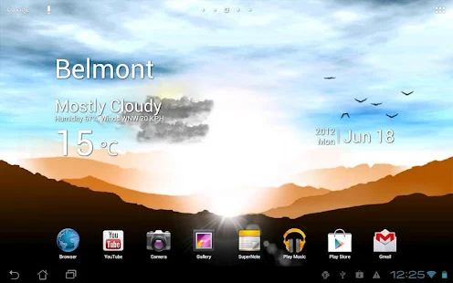Sunrise Pro Live Wallpaper - screenshot thumbnail