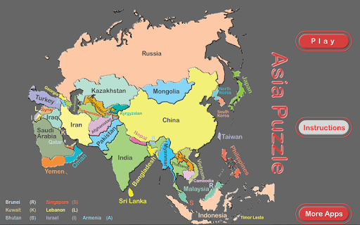 Asia Puzzle