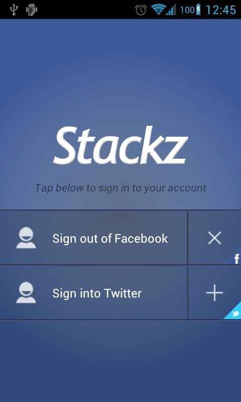 Stackz for Facebook &amp; Twitter Screen 3
