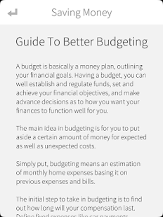 Saving Money - Budget Planning Screenshots 2