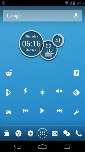 UCCW Motorola's Motoblur Clock