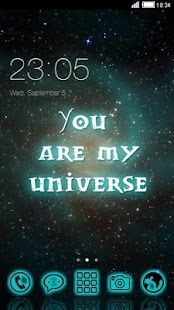 You Are My Universe Theme Screenshots 1