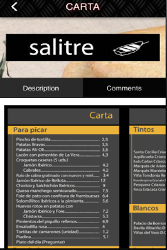 【免費健康App】Restaurante Salitre Madrid-APP點子