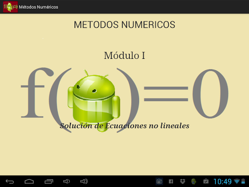 Métodos Numéricos- Módulo I